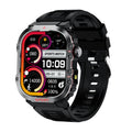 G45 2.01 inch Screen Silicone Strap 10m Waterproof Smart Watch, Support Flashlight / Bluetooth Call / HRV Default Title