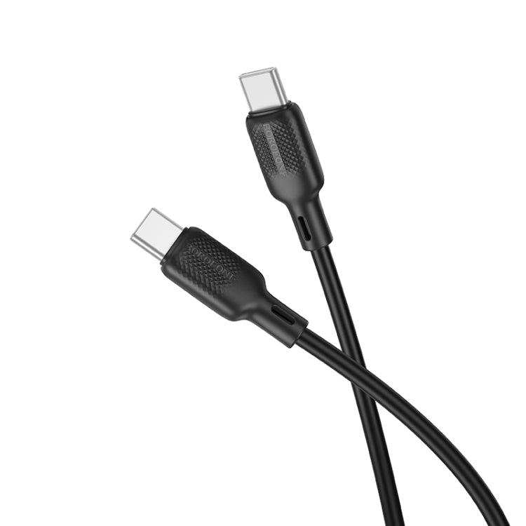 BOROFONE BX113 60W USB-C / Type-C to Type-C Silicone Charging Data Cable, 2m Type-C to Type-C – Durable Build, Easy to Use