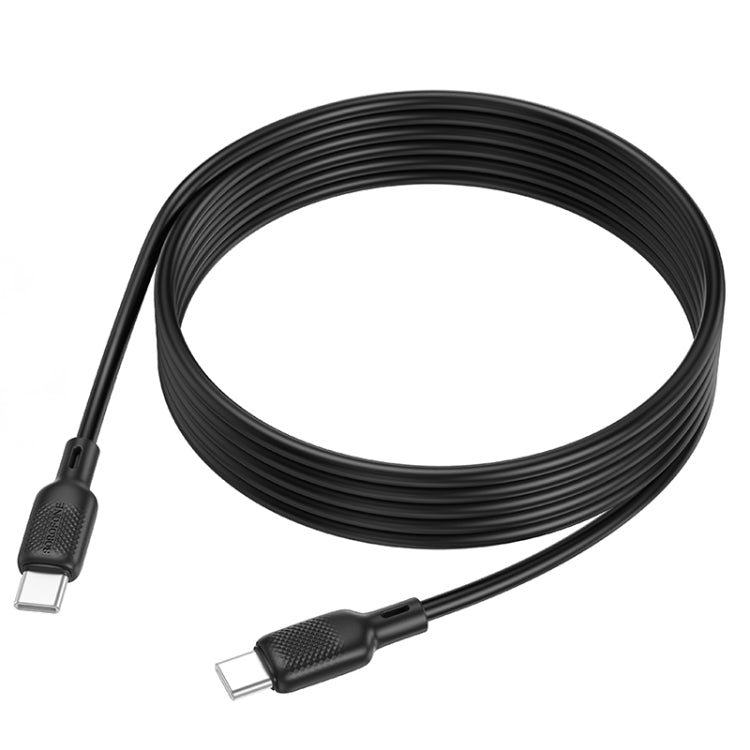 BOROFONE BX113 60W USB-C / Type-C to Type-C Silicone Charging Data Cable, 2m Type-C to Type-C – Durable Build, Easy to Use