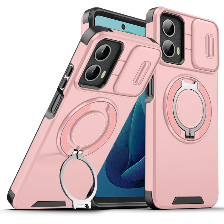 Sliding Camshield Ring Holder Phone Case – Ring Holder, TPU, For Motorola Moto G Stylus 5G 2025, For Motorola Moto G 5G 2024
