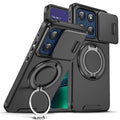 Sliding Camshield Ring Holder Phone Case – Ring Holder, TPU, For Motorola Moto G Stylus 5G 2025, For Motorola Moto G 5G 2024