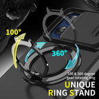 Sliding Camshield Ring Holder Phone Case – Ring Holder, TPU, For Motorola Moto G Stylus 5G 2025, For Motorola Moto G 5G 2024