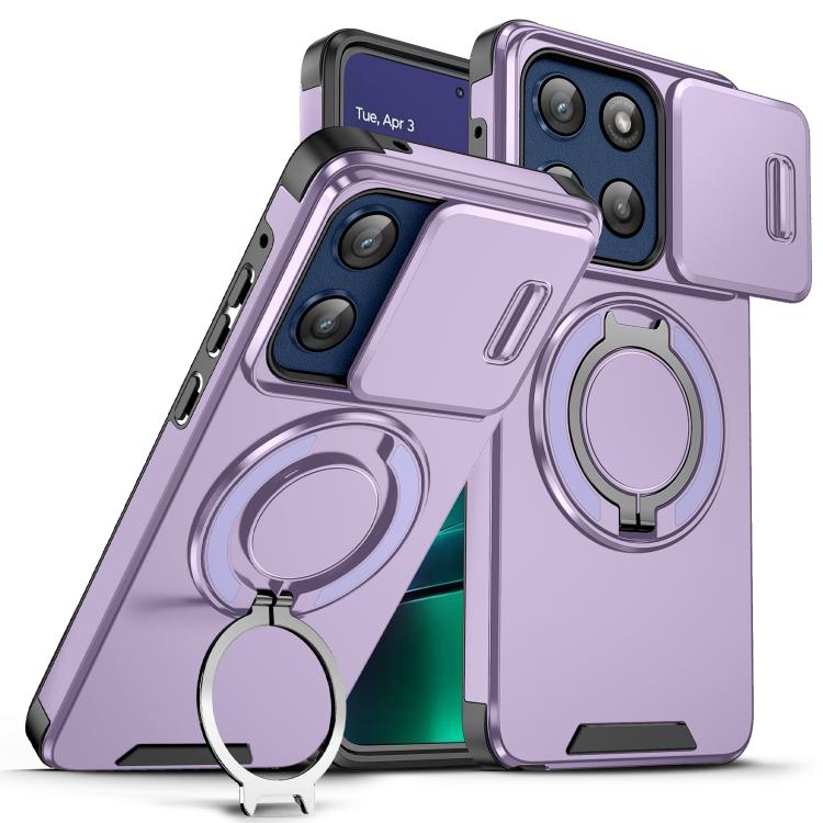 Sliding Camshield Ring Holder Phone Case – Ring Holder, TPU, For Motorola Moto G Stylus 5G 2025, For Motorola Moto G 5G 2024