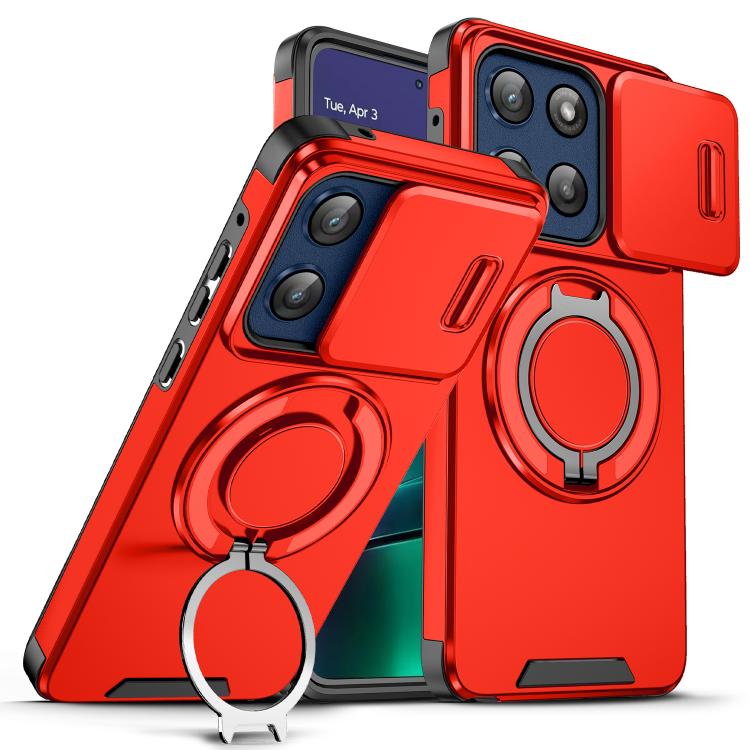 Sliding Camshield Ring Holder Phone Case – Ring Holder, TPU, For Motorola Moto G Stylus 5G 2025, For Motorola Moto G 5G 2024
