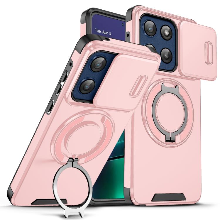 Sliding Camshield Ring Holder Phone Case – Ring Holder, TPU, For Motorola Moto G Stylus 5G 2025, For Motorola Moto G 5G 2024