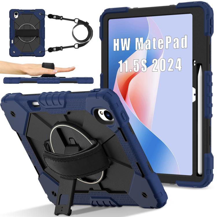 Contrast Color Robot Silicone Hybrid PC Tablet Case – Durable Build, Easy to Use, For Huawei MatePad 11.5 S