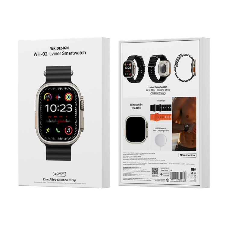 WH-02 Smart Watch – 2.01" Screen