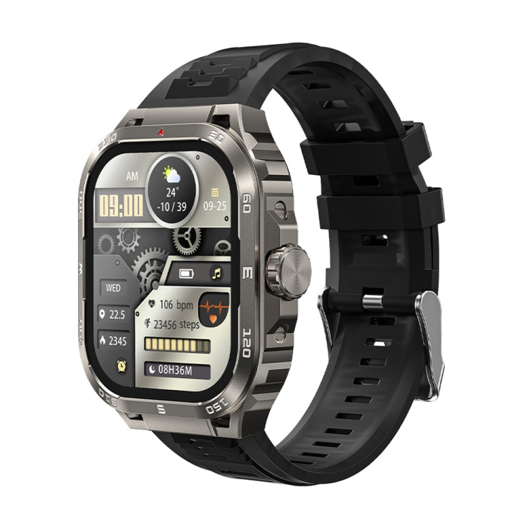 WH-03 Smart Watch – 2.01" Screen, Bluetooth Call Black