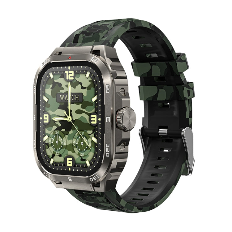 WH-03 Smart Watch – 2.01" Screen, Bluetooth Call Camouflag