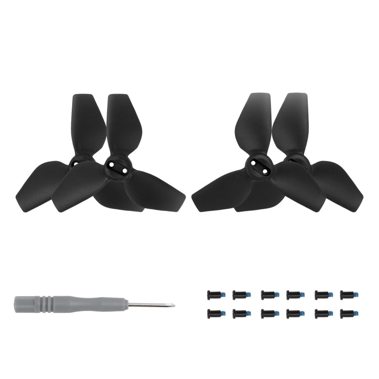 For DJI Neo Sunnylife 2016S Drone Color 3-Blade Propeller, 2 pairs 2 pairs Black