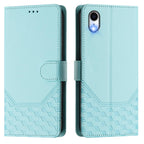 Honeycomb Embossing RFID Leather Phone Case, For iPhone XR, For iPhone XS Max, For iPhone 8 Plus / 7 Plus