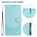 Honeycomb Embossing RFID Leather Phone Case, For iPhone XR, For iPhone XS Max, For iPhone 8 Plus / 7 Plus