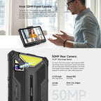 Ulefone Armor Pad 4 Ultra Thermal Version Rugged Tablet, 10.36 inch Android 14 MediaTek Dimensity 6300 Octa Core 5G Network, EU Plug, Armor Pad 4 Ultra Thermal Imaging – Magnetic, Card Slot, Fast Charging