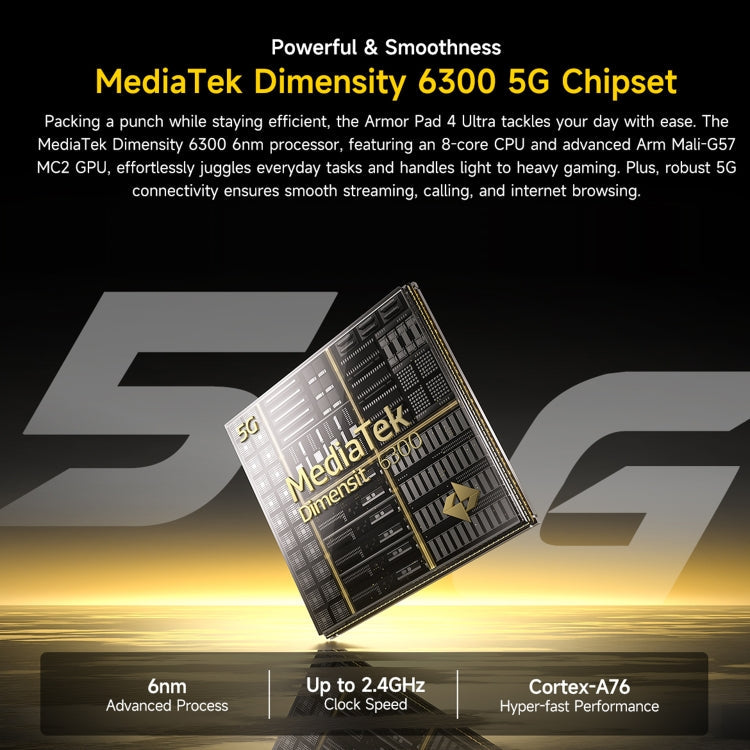 Ulefone Armor Pad 4 Ultra Rugged Tablet PC, 10.36 inch Android 14 MediaTek Dimensity 6300 Octa Core 5G Network, EU Plug, Armor Pad 4 Ultra – Magnetic, Card Slot, Fast Charging