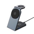 SW18 3 in 1 Metal Magnetic Wireless Charger Tarnish
