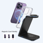 SW18 3 in 1 Metal Magnetic Wireless Charger