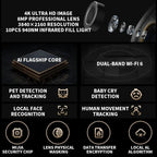 Original Xiaomi Smart Camera C700 4K 360 Viewing Angle Full-Color Night Vision AI Camera, US Plug