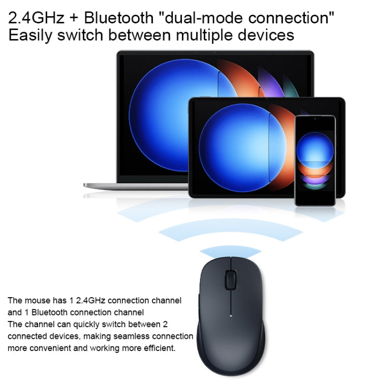 Original Xiaomi XMSMSB01YM 1200DPI Bluetooth Dual Mode Wireless Mouse 2, XMSMSB01YM – Bluetooth
