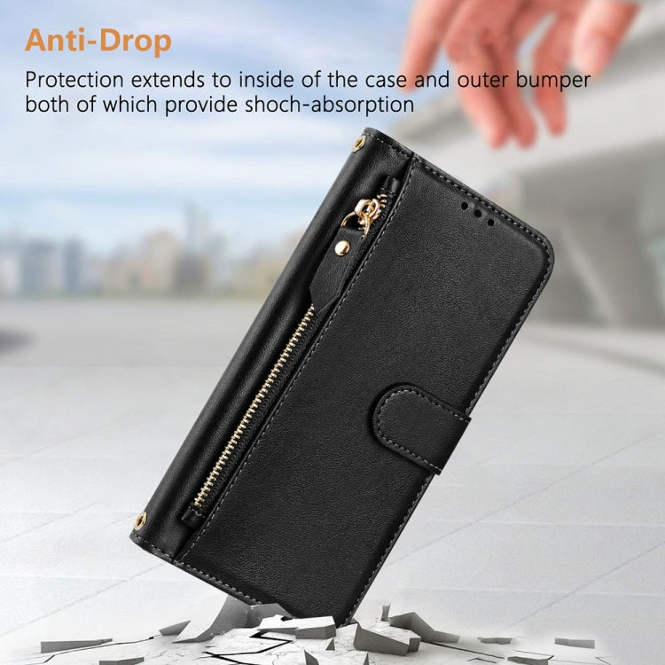 Multi-Card Slots Zipper Wallet Leather Phone Case, For iPhone 11 Pro Max, For iPhone 11, For iPhone 11 Pro, For iPhone X / XS