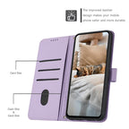 Embossed Kitten Phone Leather Case with Lanyard – Lanyard, Card Slot, Leather, For Motorola Moto S50 / Edge 50 Neo, For Motorola Moto G35, For Motorola Moto G55, For Motorola Moto G04 / G24 / G04s