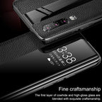 Genuine Leather Smart Flip Protective Case, For Huawei P30 Pro