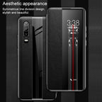 Genuine Leather Smart Flip Protective Case, For Huawei P30 Pro