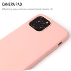 Solid Color Liquid Silicone Shockproof Protective Case, For iPhone 12 Pro Max