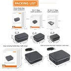 Sunnylife Carrying Case Bag, B657 For DJI RC 2 / 1 Control Bag, A3-B658 Drone Body Bag, A3-B660 Batteries Bag – Durable Build, Easy to Use