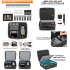 Sunnylife Carrying Case Bag, B657 For DJI RC 2 / 1 Control Bag, A3-B658 Drone Body Bag, A3-B660 Batteries Bag – Durable Build, Easy to Use