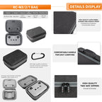 Sunnylife Carrying Case Bag, B657 For DJI RC 2 / 1 Control Bag, A3-B658 Drone Body Bag, A3-B660 Batteries Bag – Durable Build, Easy to Use