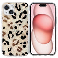 Colorful Painting Pattern TPU Phone Case, For iPhone 15 Plus, For iPhone 15 For iPhone 15 Plus Leopard