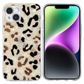 Colorful Painting Pattern TPU Phone Case, For iPhone 14 Plus, For iPhone 14 For iPhone 14 Plus Leopard