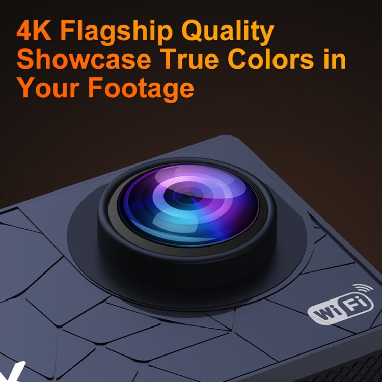 I5-361 2.0 inch IPS HD Screen Wide Angle 4K WiFi Action Camera, I5-361 with RC, I5-361 without RC – Waterproof, 4K