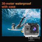 I5-361 2.0 inch IPS HD Screen Wide Angle 4K WiFi Action Camera, I5-361 with RC, I5-361 without RC – Waterproof, 4K