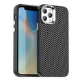 Carbon Fiber Series IMD Phone Case, For iPhone 11 Pro Max, For iPhone 11, For iPhone 11 Pro For iPhone 11 Pro Max Black