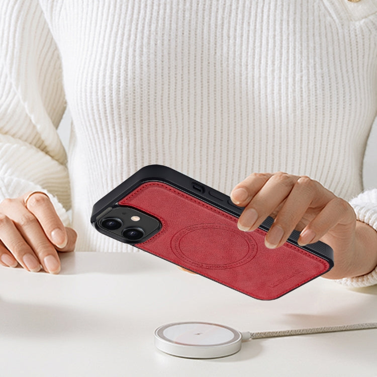 LC.IMEEKE Magsafe Phone Case – Magnetic, Leather, Wireless Charging, For iPhone 11, For iPhone XS / X, For iPhone XR, For iPhone XS Max