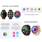 ZW63 Smart Watch – 1.39" Screen, Blood Pressure Monitoring, Heart Rate Monitoring