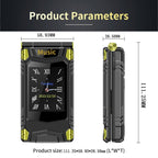 M7+ 4G Dual Screen Flip Elder Rugged Phone, 2.8 inch Inner, 2.4 inch Outer, 6800mAh Battery, 24 Keys, Flashlight, Network: 4G, Dual SIM, SOS, M7+ 4G