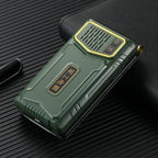 M7+ 4G Dual Screen Flip Elder Rugged Phone, 2.8 inch Inner, 2.4 inch Outer, 6800mAh Battery, 24 Keys, Flashlight, Network: 4G, Dual SIM, SOS, M7+ 4G