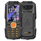 Q7+ 4G Elder Keypad Rugged Phone, 1.77 inch, 16800mAh, 21 Keys, SOS, FM, Network: 4G, Dual SIM Black