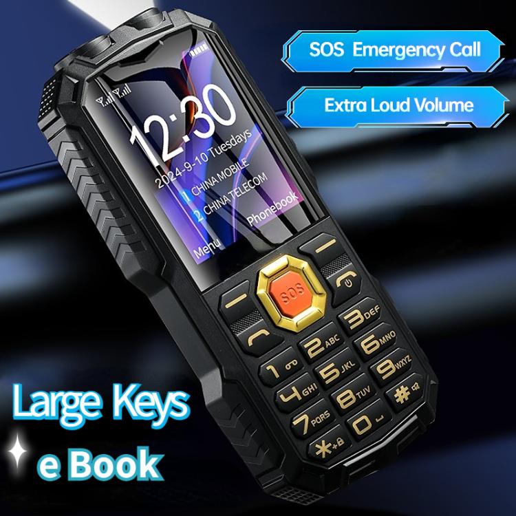 Q7+ 4G Elder Keypad Rugged Phone, 1.77 inch, 16800mAh, 21 Keys, SOS, FM, Network: 4G, Dual SIM
