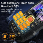 Q7+ 4G Elder Keypad Rugged Phone, 1.77 inch, 16800mAh, 21 Keys, SOS, FM, Network: 4G, Dual SIM