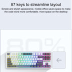AULA F87 87 Keys Wired/2.4G/Bluetooth Three Model Customized RGB Mechanical Keyboard – Bluetooth