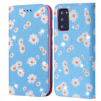Glittering Daisy Magnetic Horizontal Flip Leather Case with Holder & Card Slots & Photo Frame, For Samsung Galaxy Note20 For Samsung Galaxy Note20 Blue