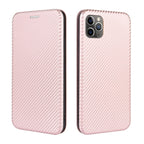 Carbon Fiber Texture Magnetic Horizontal Flip TPU + PC + PU Leather Case with Card Slot, For iPhone 11 Pro, For iPhone 6 / 6s, For iPhone 6 Plus / 6s Plus, For iPhone 11 Pro Max