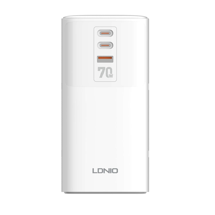 LDNIO SC4396 70W Desktop Multi-function GaN Desktop Charger 2AC, 1U, 2C with 1 Socket, SC4396 (UK Plug) – Fast Charging, TPU SC4396 (UK Plug)