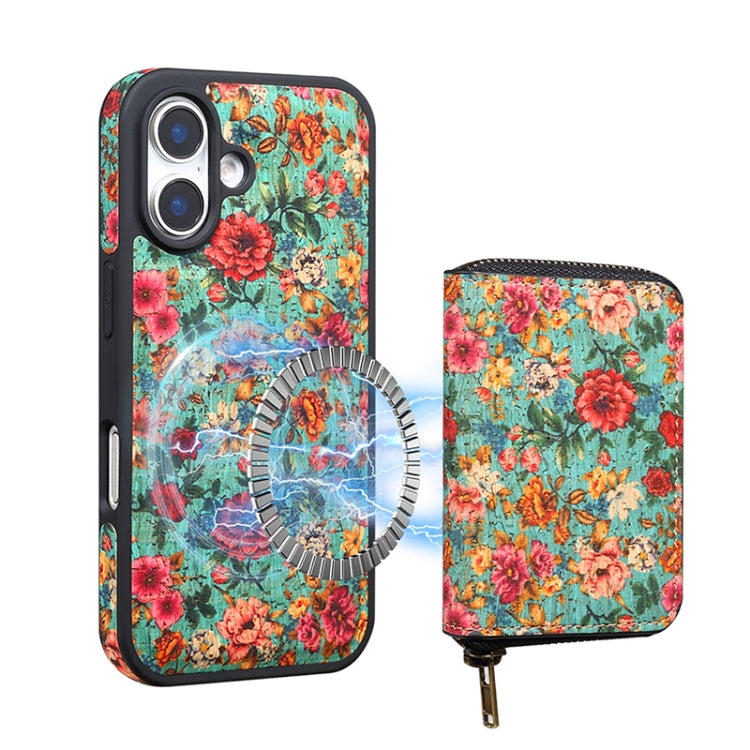 Denior D23 MagSafe Detachable Zipper Wallet Holder Phone Case – Wear-resistant, Leather, Wireless Charging, For iPhone 16 Pro Max, For iPhone 16 Pro, For iPhone 16 Plus, For iPhone 16, For iPhone 15 Pro Max, For iPhone 15 Pro, For iPhone 15 Plus For iPhone 16 Plus Blue