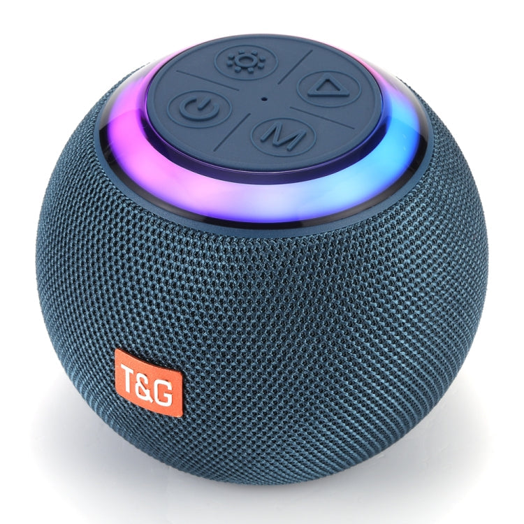 T&G TG683 Mini Portable Outdoor Wireless Bluetooth Speaker with LED Atmosphere Light, TG683 TG683 Blue