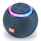 T&G TG683 Mini Portable Outdoor Wireless Bluetooth Speaker with LED Atmosphere Light, TG683 TG683 Blue