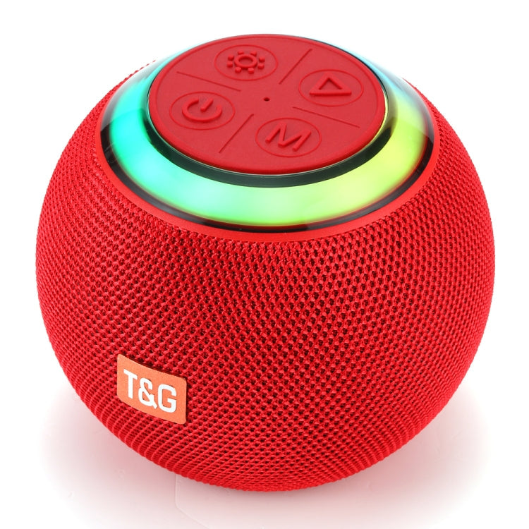 TG683 Mini Portable Outdoor Wireless Bluetooth Speaker with LED Atmosphere Light, TG683 – Bluetooth TG683 Red